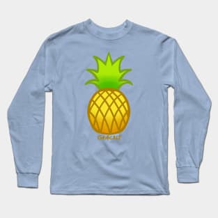 Bright Pineapple Long Sleeve T-Shirt